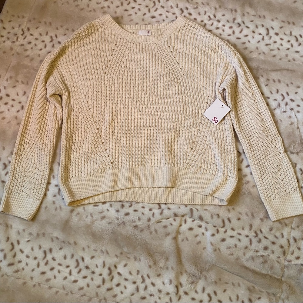 SO Cream Sweater